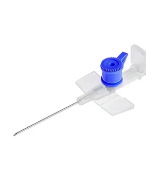 Катетер внутривенный 22G с доп.портом и крыльями стер. /CK-FLON/100