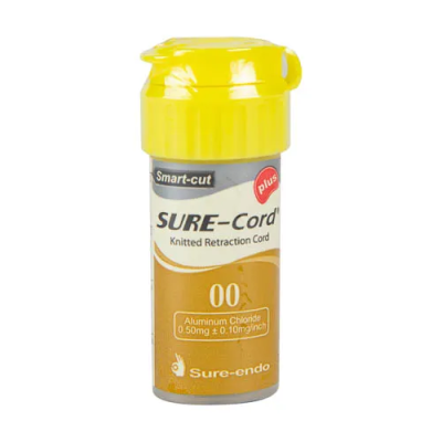 15. Нить ретракционная Sure-cord plus №00 с пропиткой (СуреКорд)/ SURE-ENDO