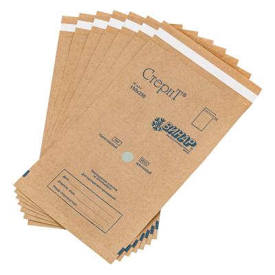 Пакет бумажный самоклеящийся Стерит 150*400мм крафт Винар/ Россия (Н)