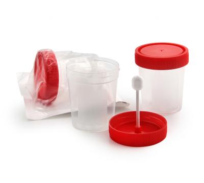 Контейнер для сбора биологического материала нестер. 60 мл. Полимерные изделия/ Россия /400/