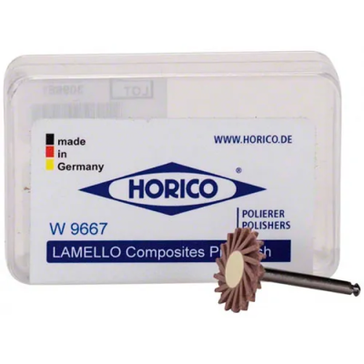 Диск W9667, розовый (с прорезями) предварительная полировка керамики, RA, Ø 14мм/ HORICO