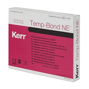 15. ТемпБонд/ TEMP-BOND NE - ЦЕМЕНТ ДЛЯ ВРЕМЕННОЙ ФИКСАЦИИ КОРОНОК (50Г+15Г), 61085/ Kerr