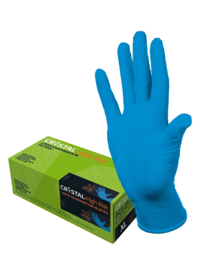 Перчатки латекс. нестер. неопудр. смотровые L High Risk /Crystal/25/250