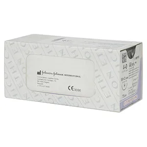 Шовный материал Викрил (Vicryl) 5-0, 75см, игла кол.17 мм. окр. 1/2, W9105, 12 шт/уп./ Ethicon