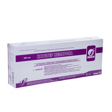 Катетер уролог. Нелатона стер. муж. CH-20 40 см. /Inekta