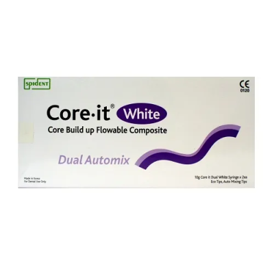 15. Коре ит (Core it Dual) композ. фторсод., белый (10г*2шпр), 2111WH/ Spident