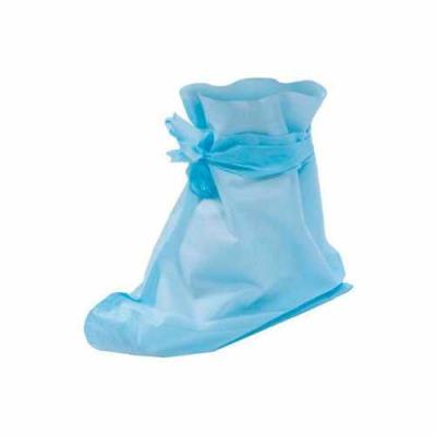 Бахилы высокие (на завязках спандбонд пл. 25, высота 45 см.) нестер. Инмедиз /400