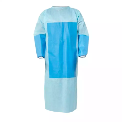 Халат хирур. стерильный пл.42,рукав на манжете 140см. (52-54р) с усил.защитн.зоной/Инмедиз/45 (Н)