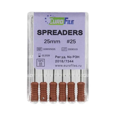 15. Спредеры №25, 25мм, сталь, 6шт/уп / Еврофайл