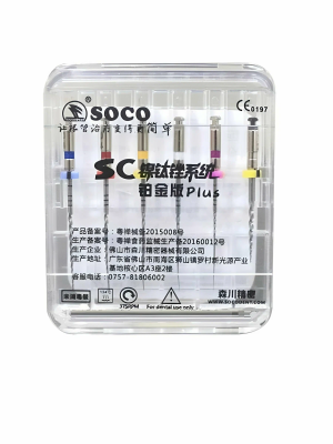 15. Файлы машинные с памятью формы SC-Plus, 25мм, поликонус/16, 6шт/уп/ Soco 