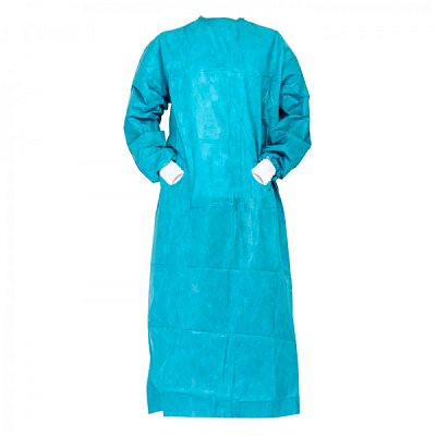 Халат хирургический стерильный пл. 25, рукав на манжете 140 см. (52-54 р.) /Инмедиз/65