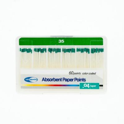 15. Штифты бумажные 04 №35, 60 шт/уп/ Медента