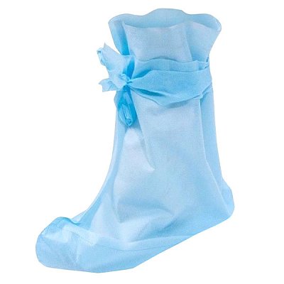 Бахилы высокие (на завязках спанбонд пл.42, голуб) нестер. Гекса