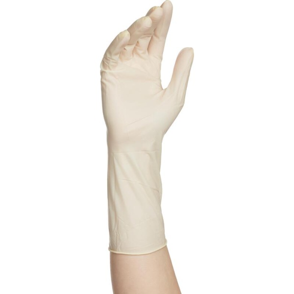 Перчатки латекс. стер. хирур. неопудр. текстур. анат. формы р.7,5 50 пар/уп /Benovy/400