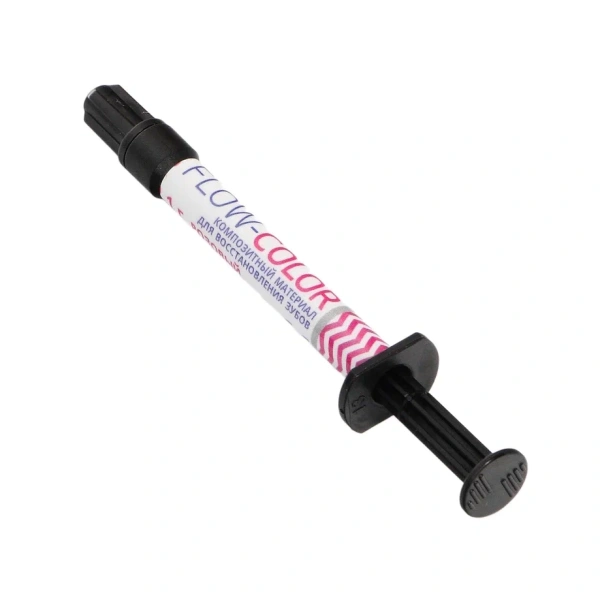 15. Flow-color(флоу-колор) композит.материал для восстановления зубов(1шпр*1г), цвет розовый/ Arkona